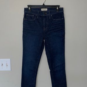 Madewell 9” Mid-Rise Skinny Jeans Worn Twice